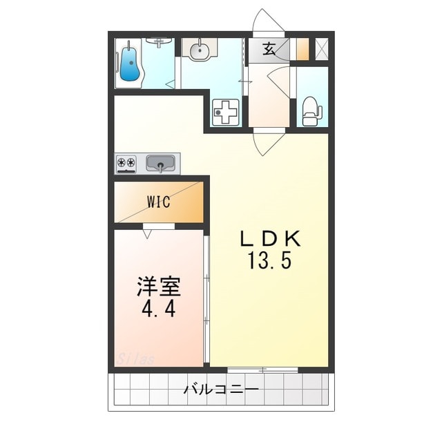 諏訪ノ森駅 徒歩10分 2階の物件間取画像