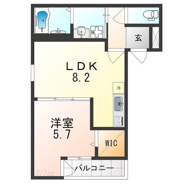 フジパレス堺香ヶ丘の物件間取画像