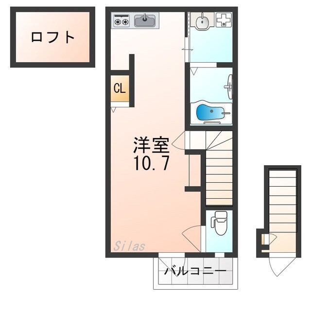 あんしん+日置荘西町08-1082の物件間取画像