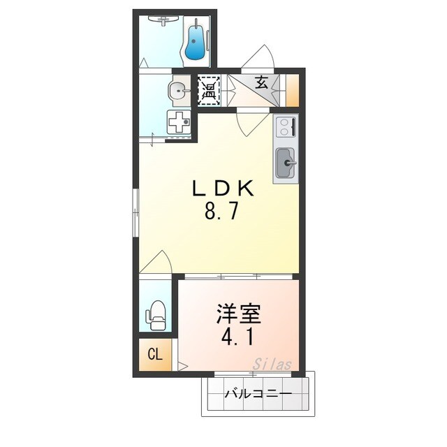 F asecia kanoaの物件間取画像