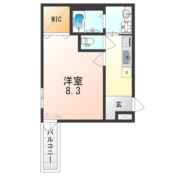 フジパレス北花田駅東の物件間取画像