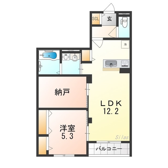 ネオハイム北町の物件間取画像