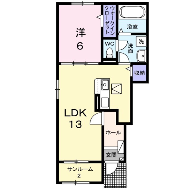 サイプレスⅢの物件間取画像