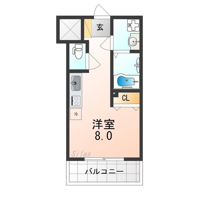 ルミノーサ堺の物件間取画像