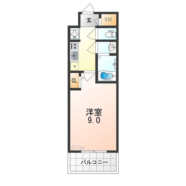 ArtizA堺東の物件間取画像