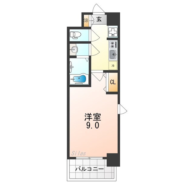 ArtizA堺東の物件間取画像