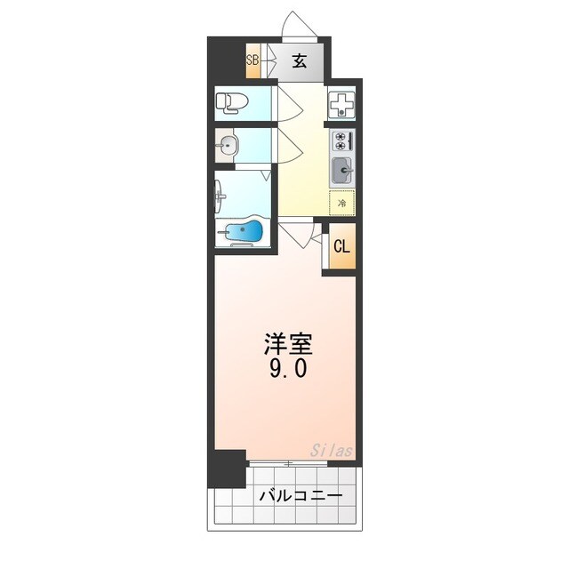 ArtizA堺東の物件間取画像