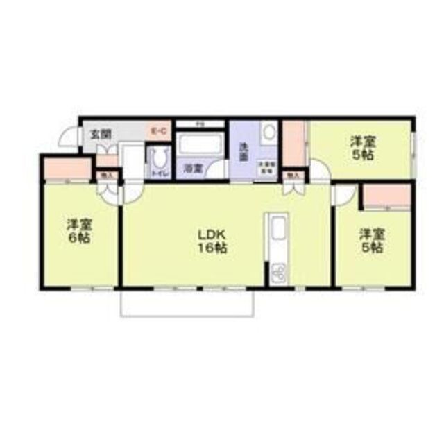 グランフォレスト千代田の物件間取画像