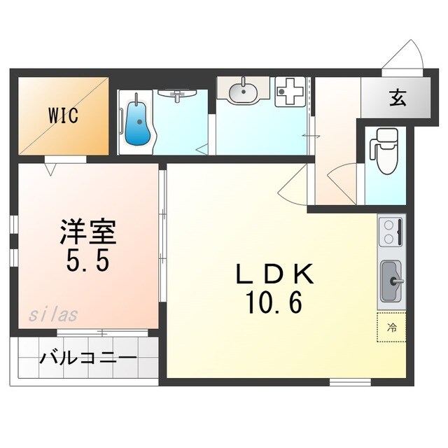 CASA・COMFORTの物件間取画像