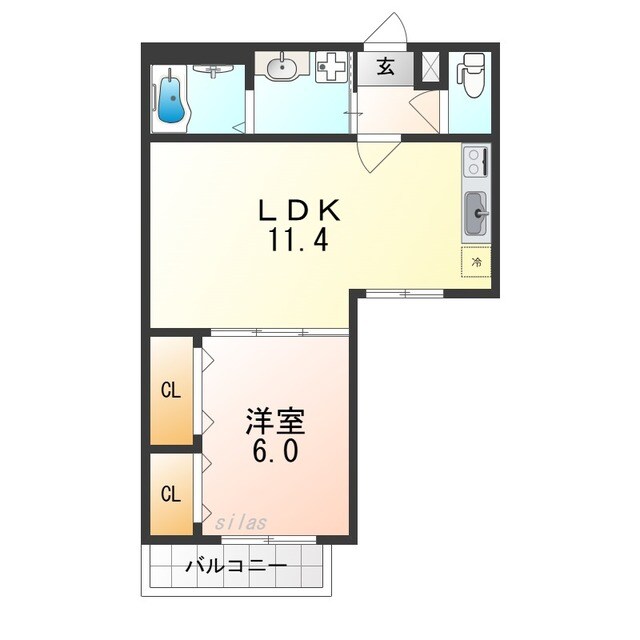 CASA・COMFORTの物件間取画像