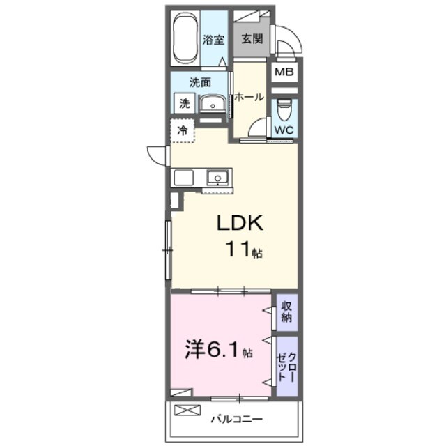 Ｇａｒｄｅｎ　浜プラスの物件間取画像