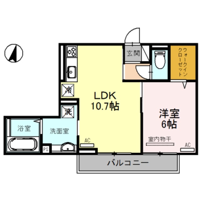 住吉東駅 徒歩4分 2階の物件間取画像