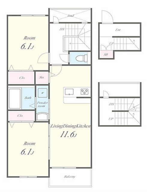 Casaあびこ道の物件間取画像