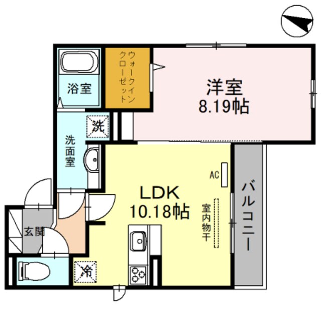 岸里玉出駅 徒歩10分 2階の物件間取画像