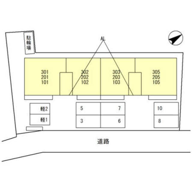 衣摺加美北駅 徒歩13分 3階の物件外観写真