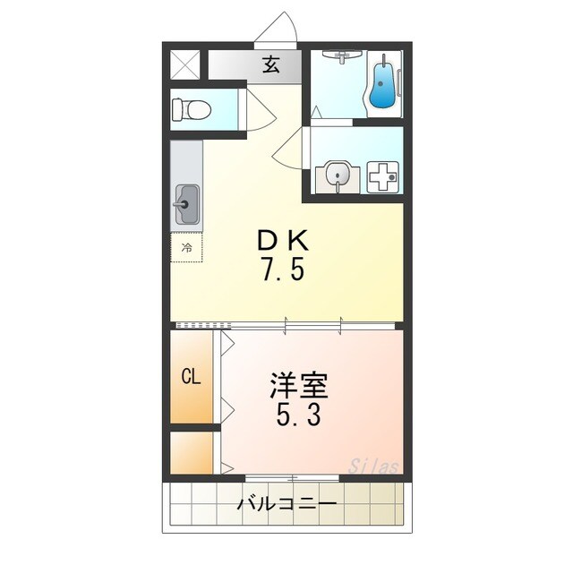 フジパレス 東湊の物件間取画像