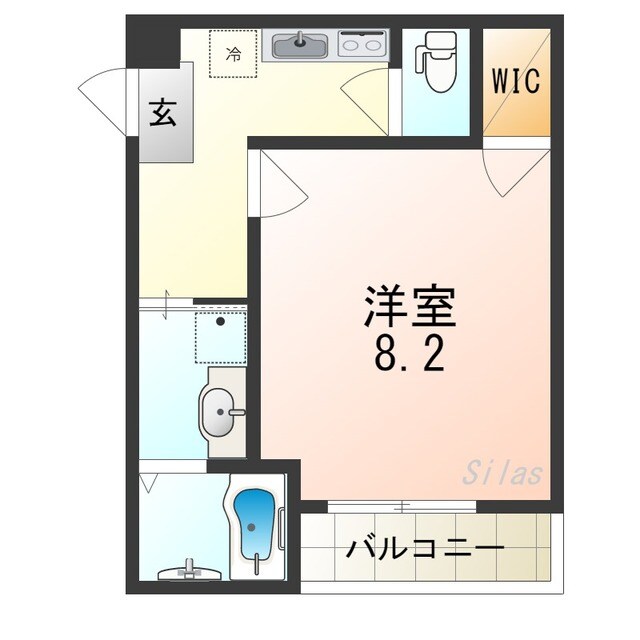 堺東駅 徒歩8分 1階の物件間取画像