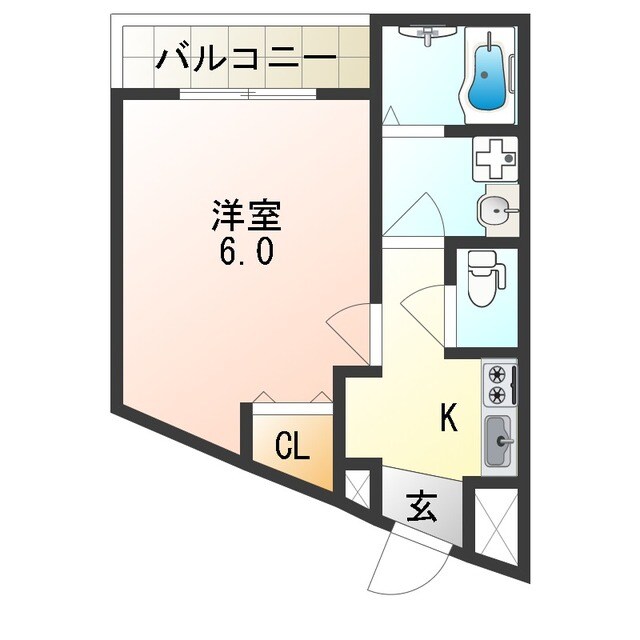 グランエクラ玉出東の物件間取画像