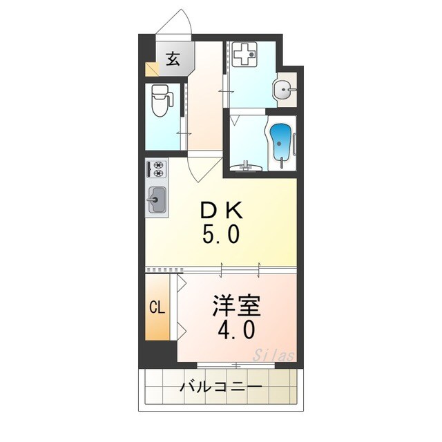 我孫子町駅 徒歩4分 3階の物件間取画像