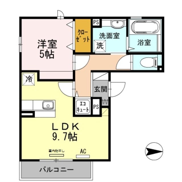 あびこ駅 徒歩5分 3階の物件間取画像