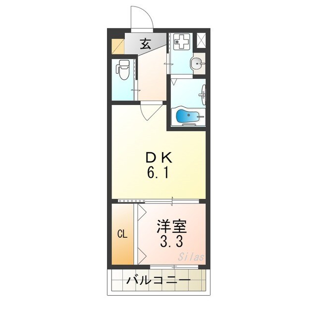 我孫子町駅 徒歩6分 1階の物件間取画像