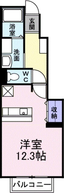 上野芝駅 徒歩17分 1階の物件間取画像