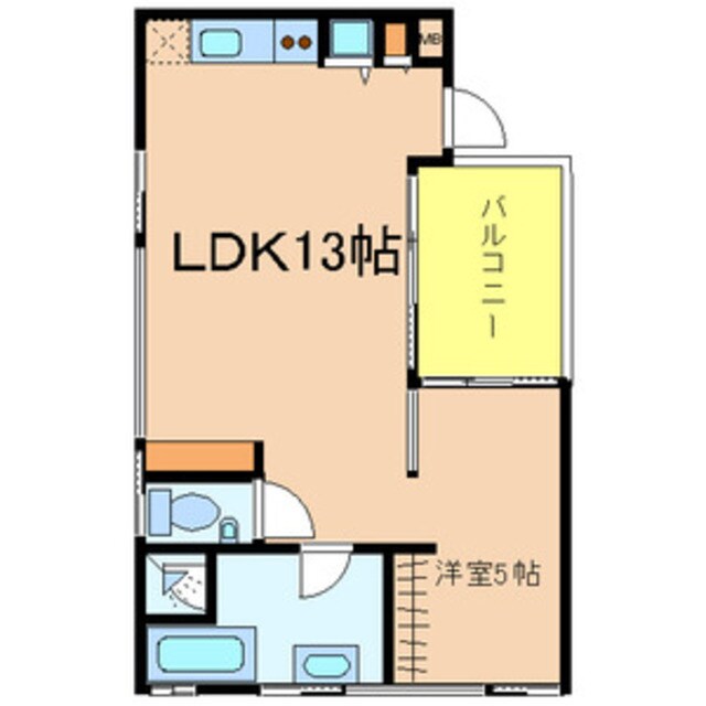 北田辺駅 徒歩3分 3階の物件間取画像