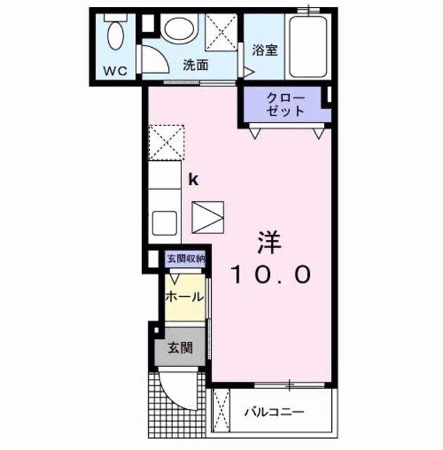 瓢箪山駅 徒歩4分 1階の物件間取画像