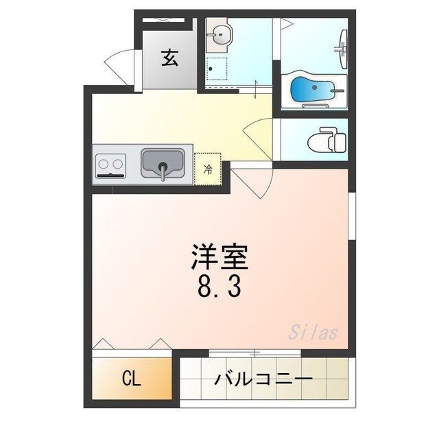 堺市駅 徒歩7分 1階の物件間取画像