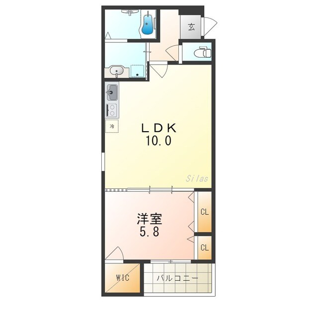 北花田駅 徒歩10分 2階の物件間取画像