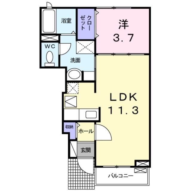 深井駅 徒歩20分 1階の物件間取画像