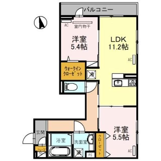 D-ROOM墨江の物件間取画像
