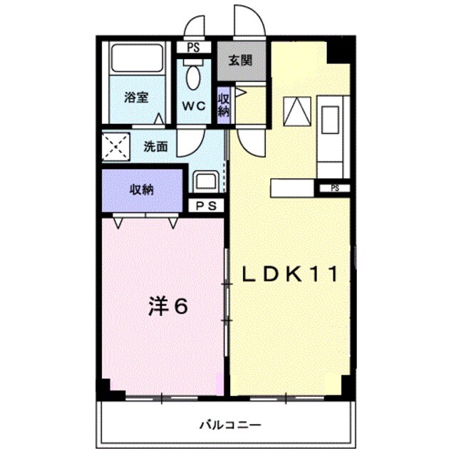 長原駅 徒歩14分 1階の物件間取画像