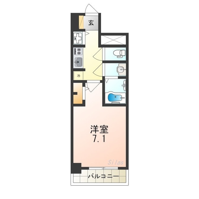 S-RESIDENCE堺市駅前の物件間取画像