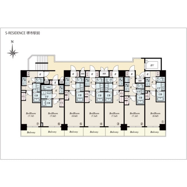 堺市駅 徒歩3分 3階の物件外観写真