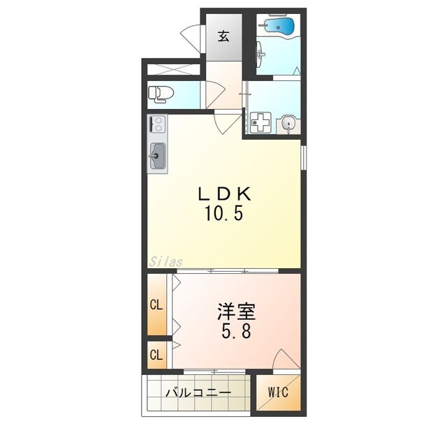 フジパレスタクトの物件間取画像
