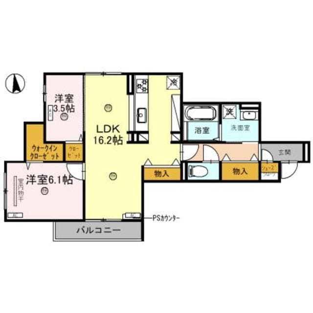 昭和町駅 徒歩12分 3階の物件間取画像