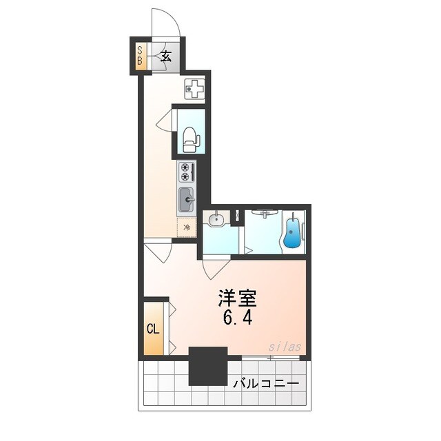 住之江公園駅 徒歩3分 1階の物件間取画像