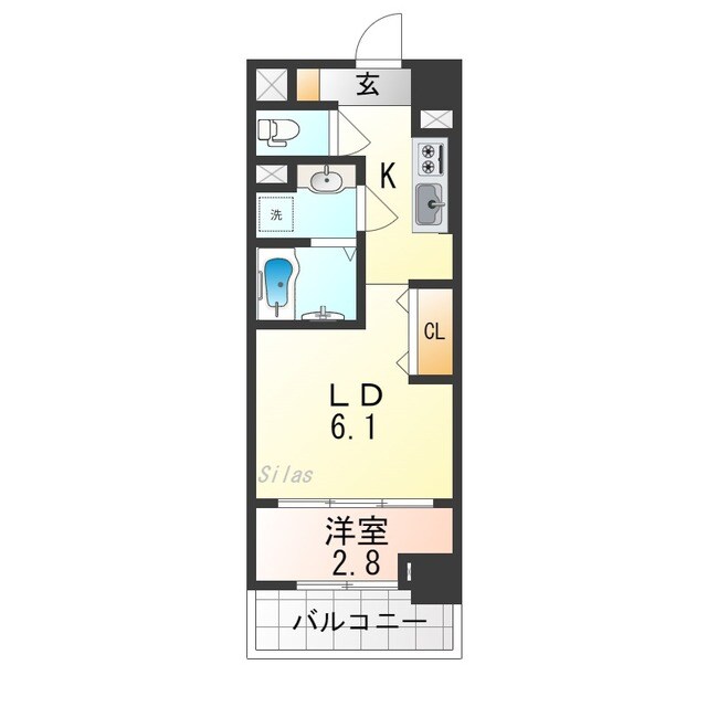 今里駅 徒歩7分 1階の物件間取画像