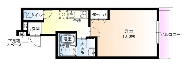 弥刀駅 徒歩5分 1階の物件間取画像