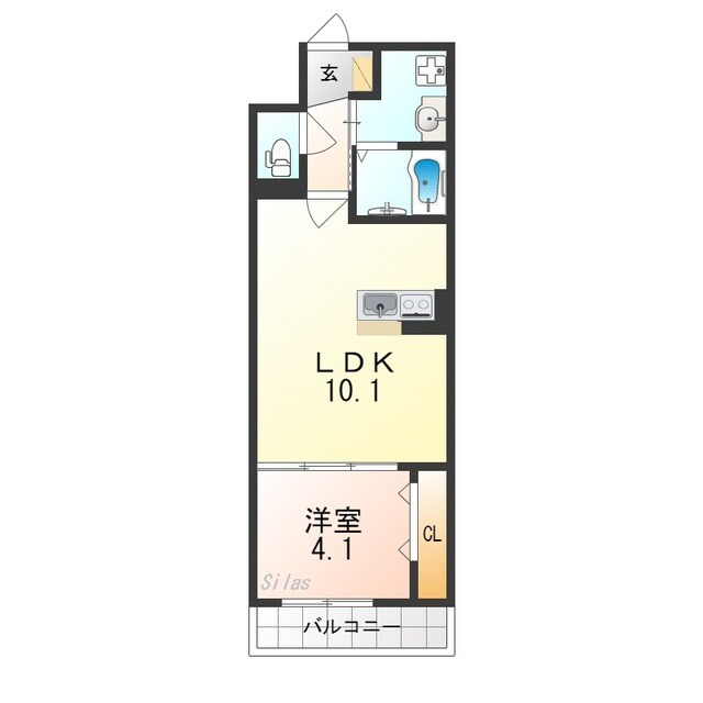 堺駅 徒歩9分 2階の物件間取画像