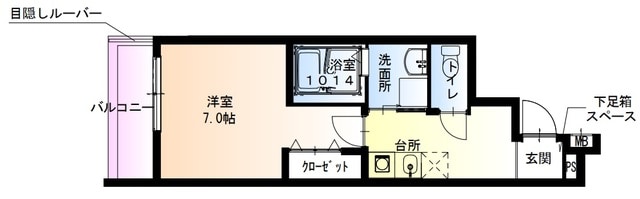 長田駅 徒歩9分 2階の物件間取画像