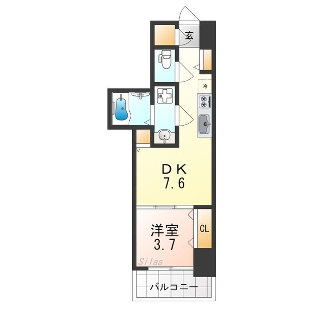 中百舌鳥駅 徒歩7分 12階の物件間取画像