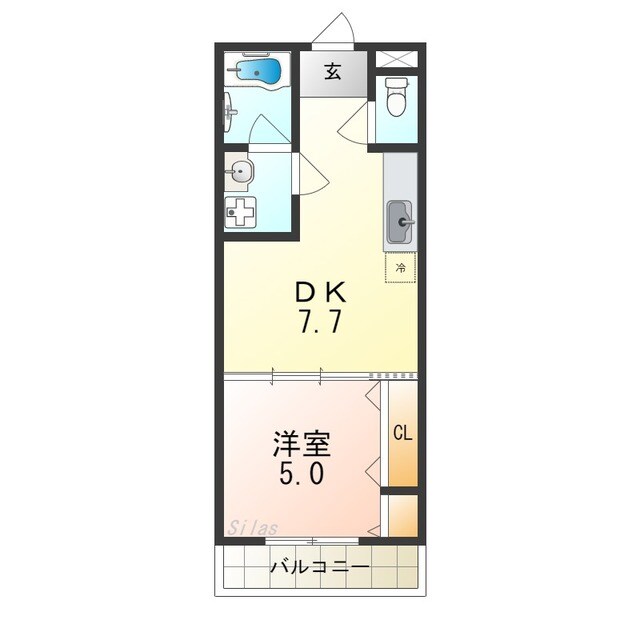 北野田駅 徒歩15分 2階の物件間取画像