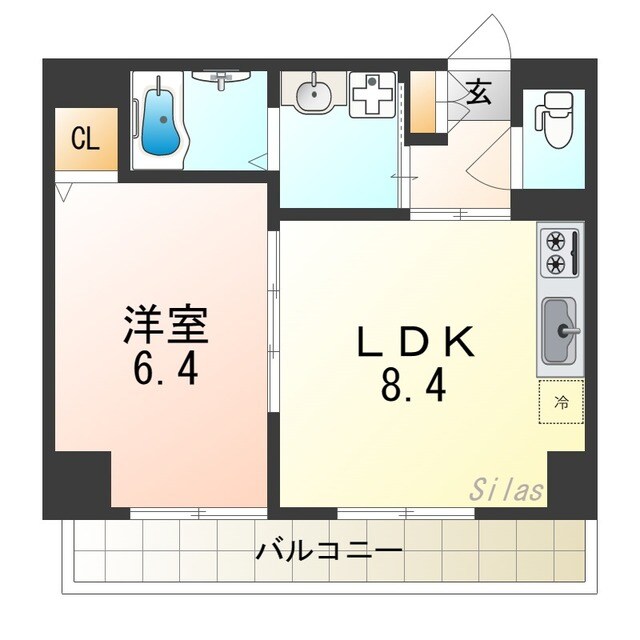 深井駅 徒歩5分 3階の物件間取画像