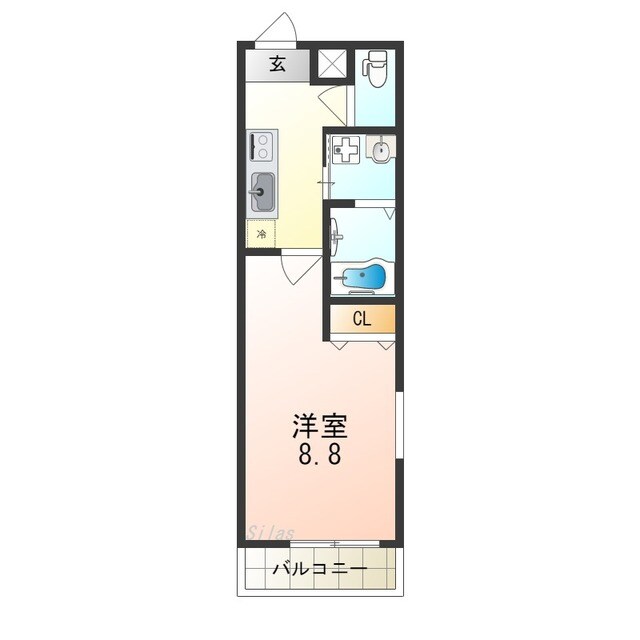 堺駅 徒歩8分 2階の物件間取画像