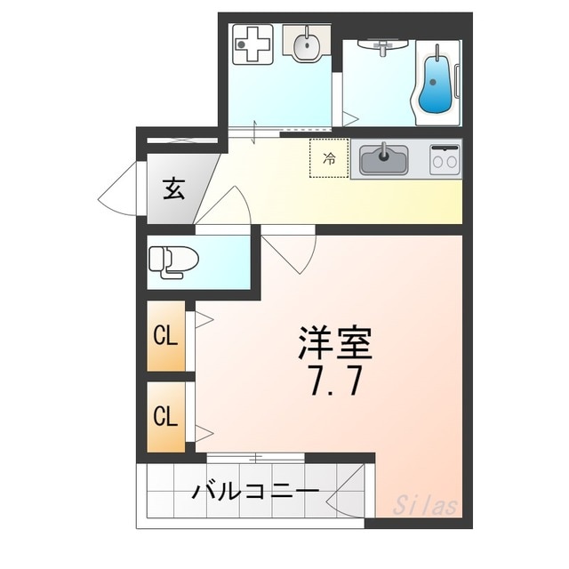 シュークリア北花田の物件間取画像