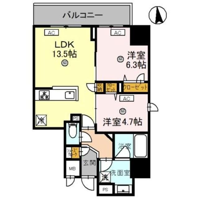 Maison de Azureの物件間取画像