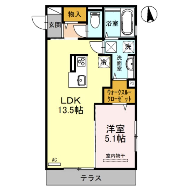 北花田駅 徒歩11分 1階の物件間取画像