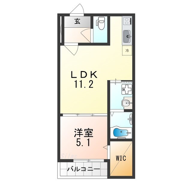 駒川中野駅 徒歩7分 2階の物件間取画像